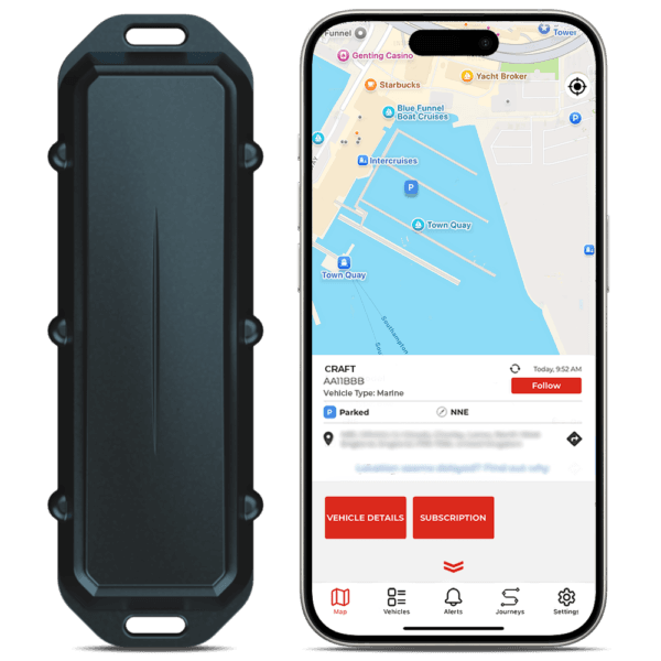 Quantum Marine GPS tracker — Thatcham S7-approved tracker for boats and PWC